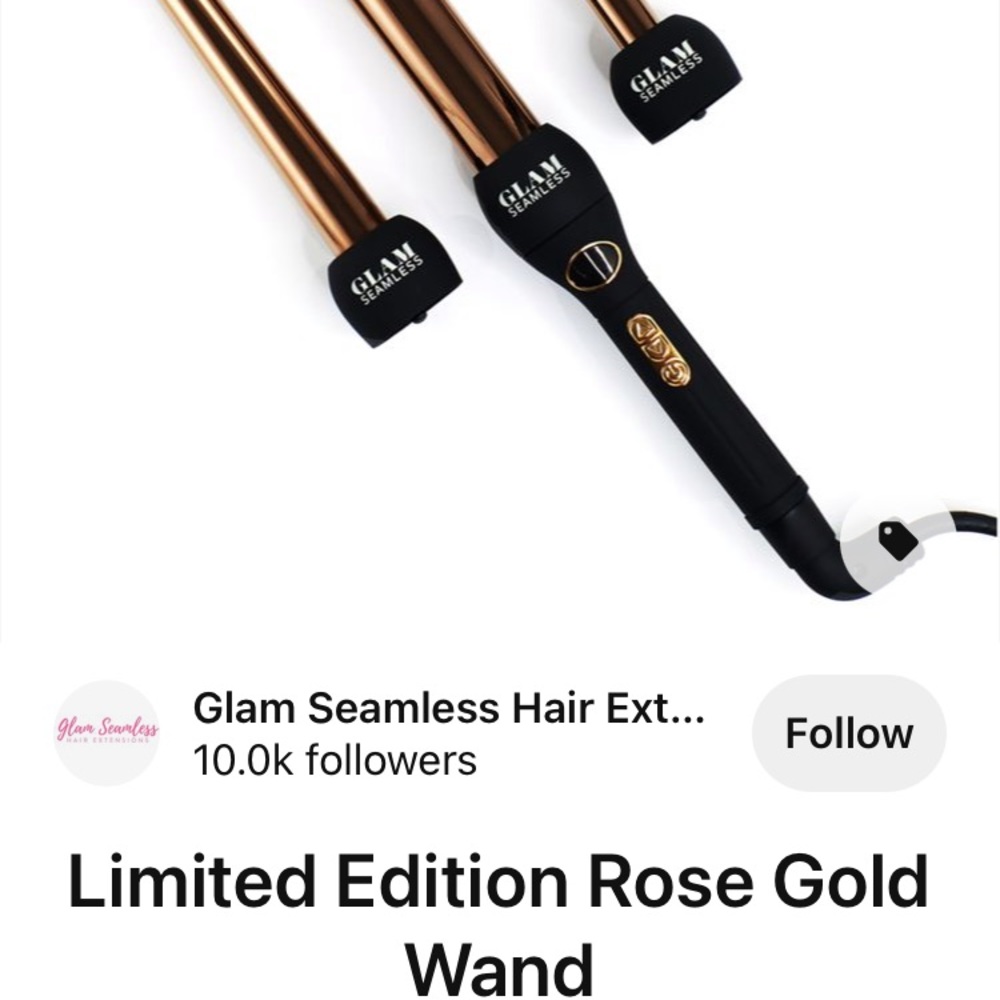 Limited edition rose gold wand